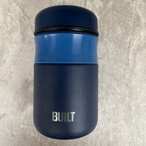 BUILT 16 oz Double-Wall Vacuum Insulated Food Jar, Blue